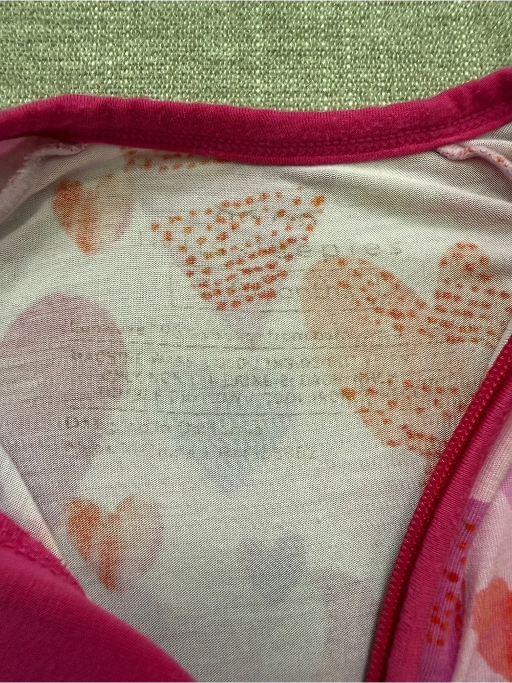 Little Sleepies Pink & Fuchsia Heart Print Footed One-Piece Pajamas